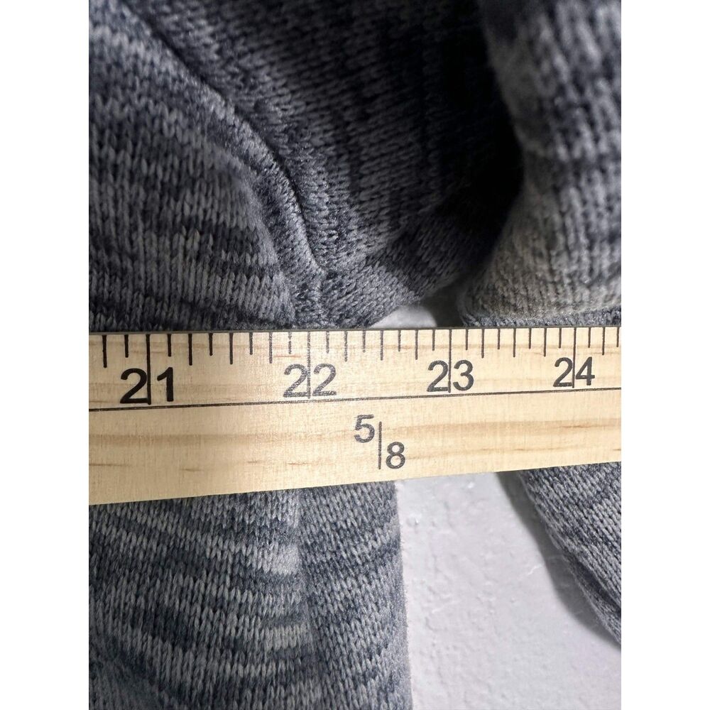Lands End Fleece Cowl Neck Tunic Sweatshirt Womens Petite XL Grey Melange Cozy - Picture 4 of 7